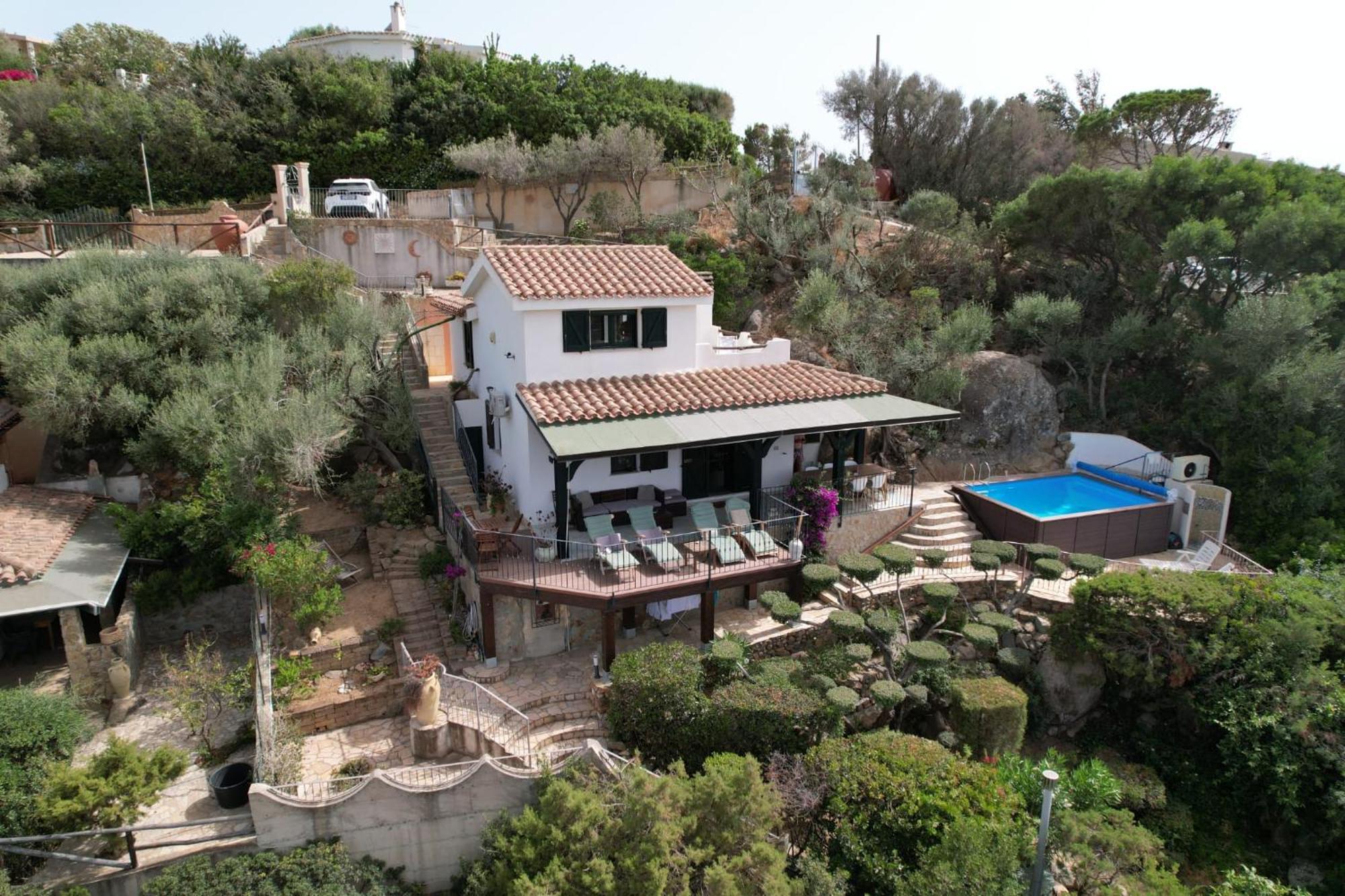 Villetta With Heated Pool And Panoramic View Torre delle Stelle Exterior foto